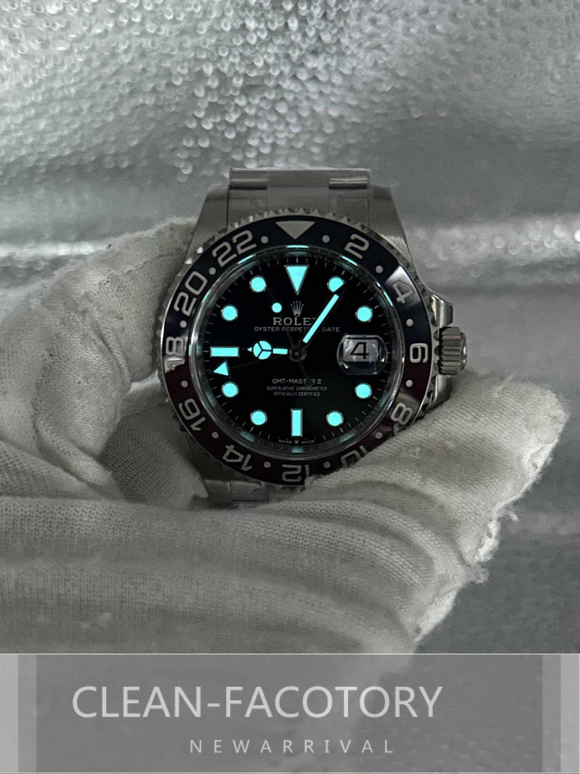 GMT-Master II 126719BLRO Oyster “Pepsi” 40mm Clean Factory
