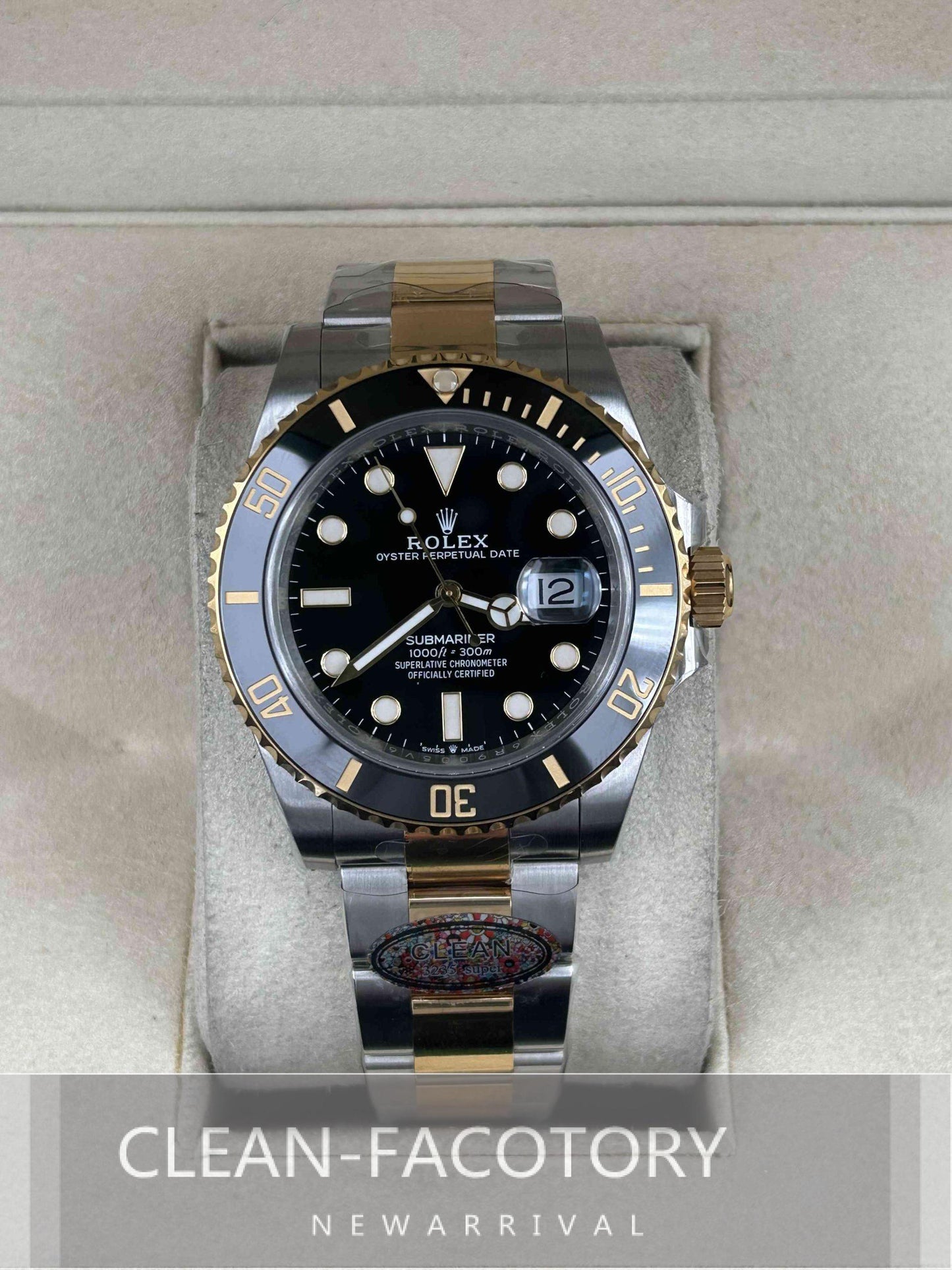 Submariner "Two-Tone" 116613LN Ceramic Bezel 40mm Clean Factory