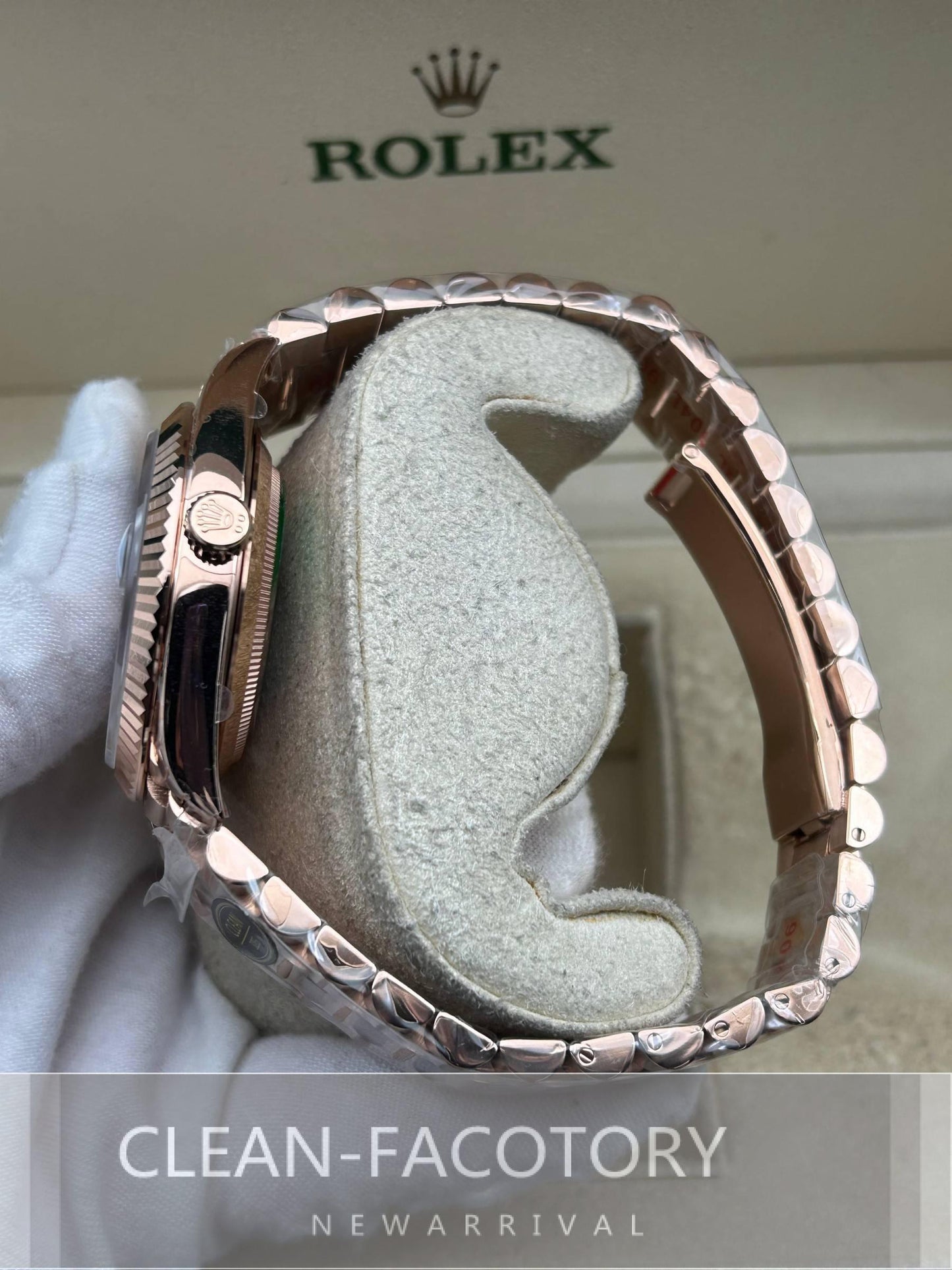 Day-Date 228235 40mm Slate Ombre Dial Rose Gold President Clean Factory