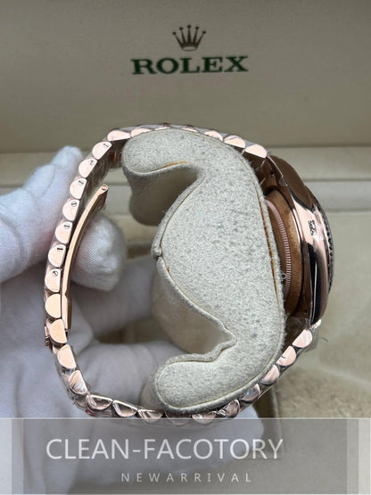 Day-Date 228235 40mm Slate Ombre Dial Rose Gold President Clean Factory