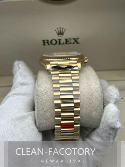 Day-Date 228238 40mm Yellow Gold 18K President Roman Markers Clean Factory