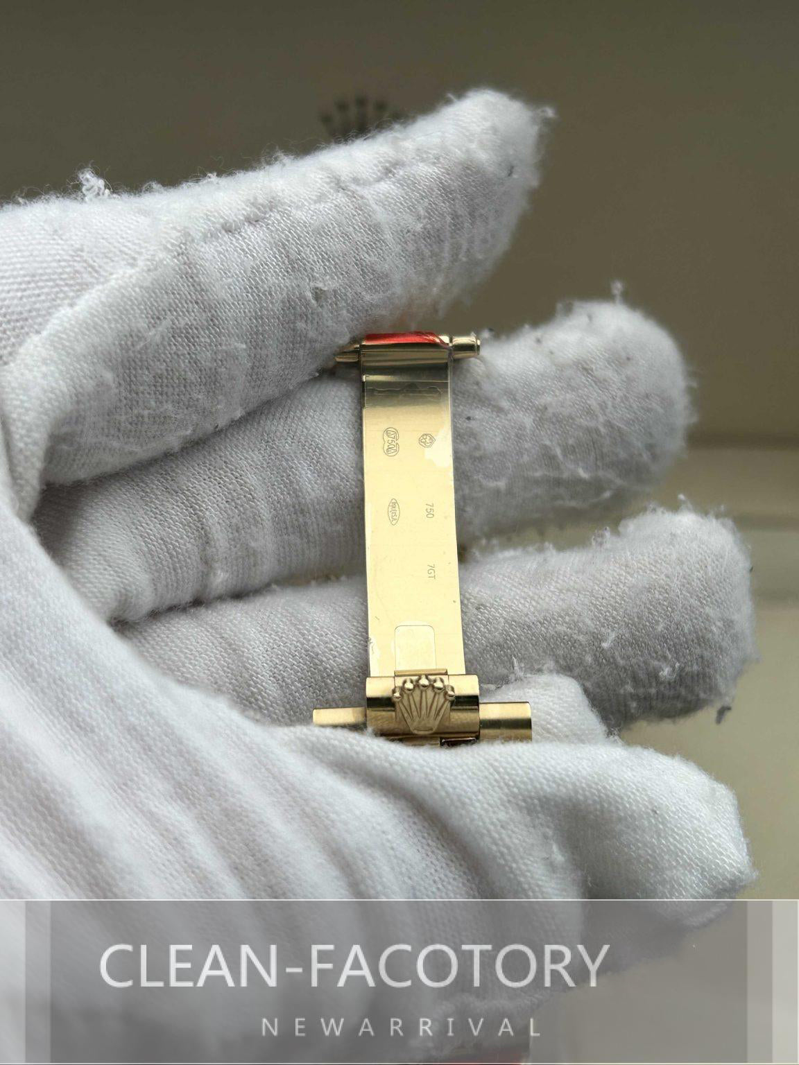 Day-Date 228238 40mm Yellow Gold 18K Green Dial Roman Markers President Clean Factory