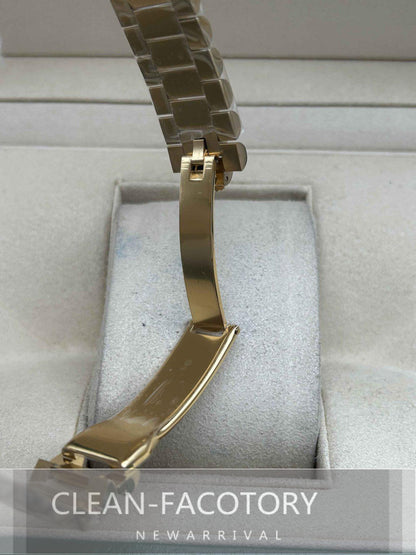 Day-Date 228238 40mm Yellow Gold 18K Green Dial Roman Markers President Clean Factory
