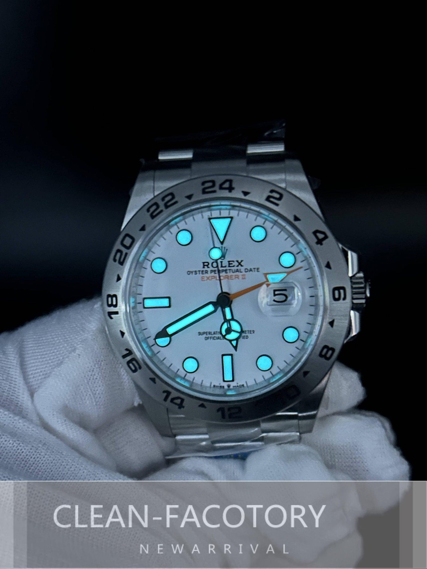 Explorer II 226570 42mm White Dial Clean Factory
