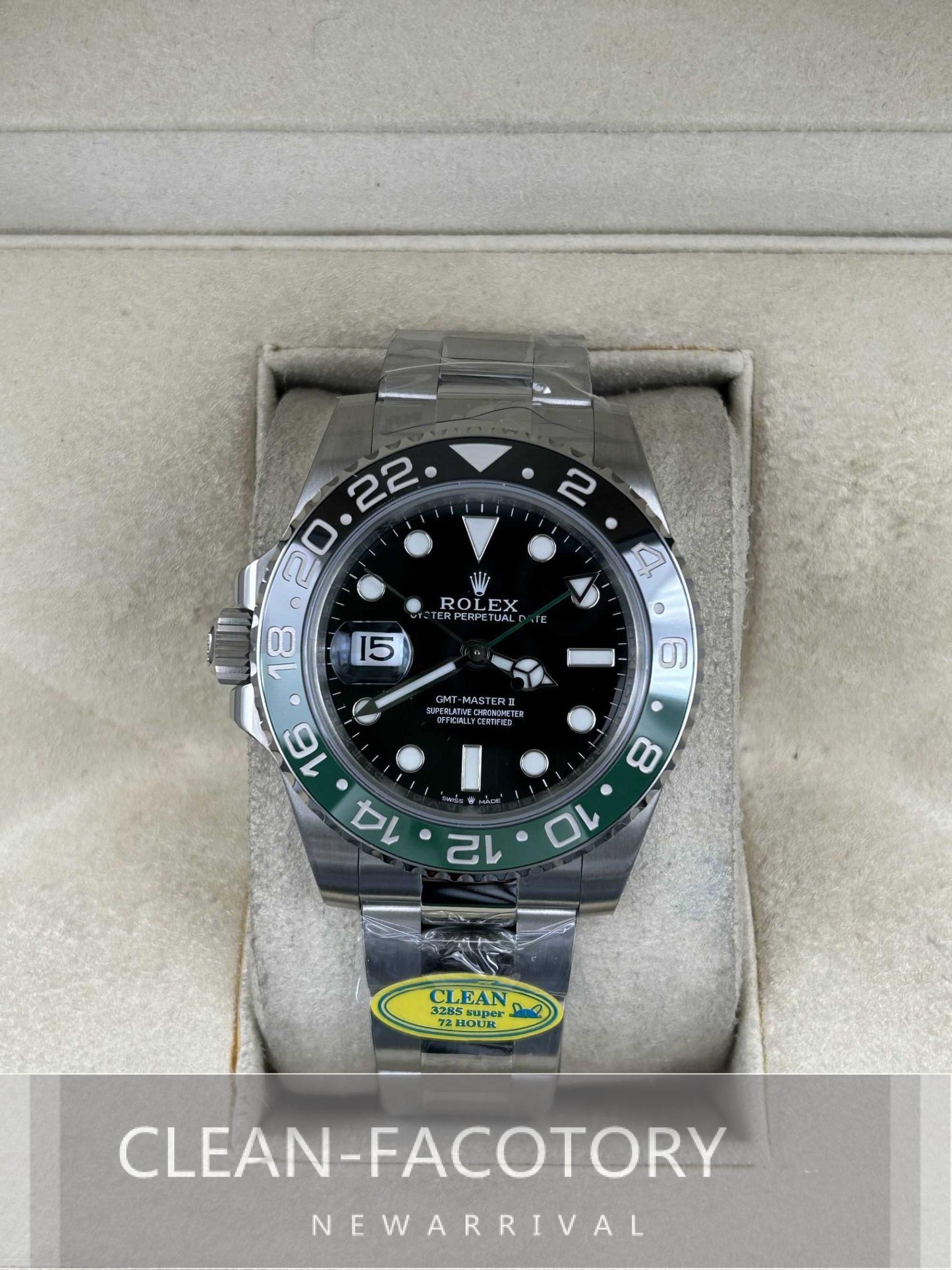 GMT-Master II 126718CHNR Oyster “Spite” Left Handed 40mm Clean Factory