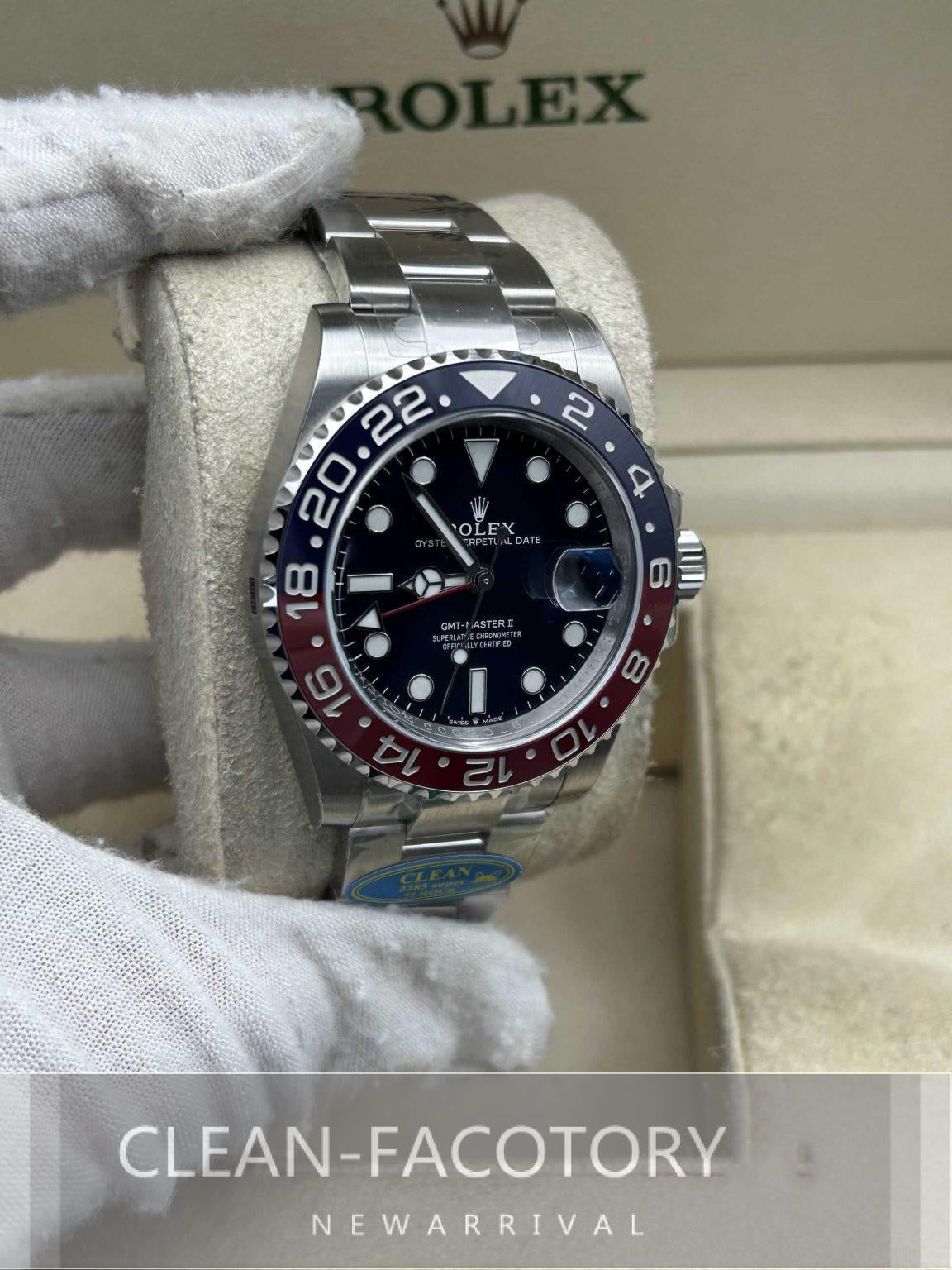 GMT-Master II 126719BLRO “Pepsi” Oyster 40mm Clean Factory