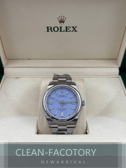 Oyster Perpetual 124300 41mm Lavender Purple Dial Clean Factory