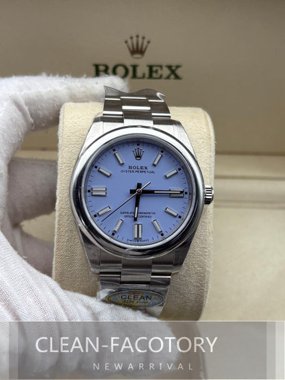 Oyster Perpetual 124300 41mm Lavender Purple Dial Clean Factory