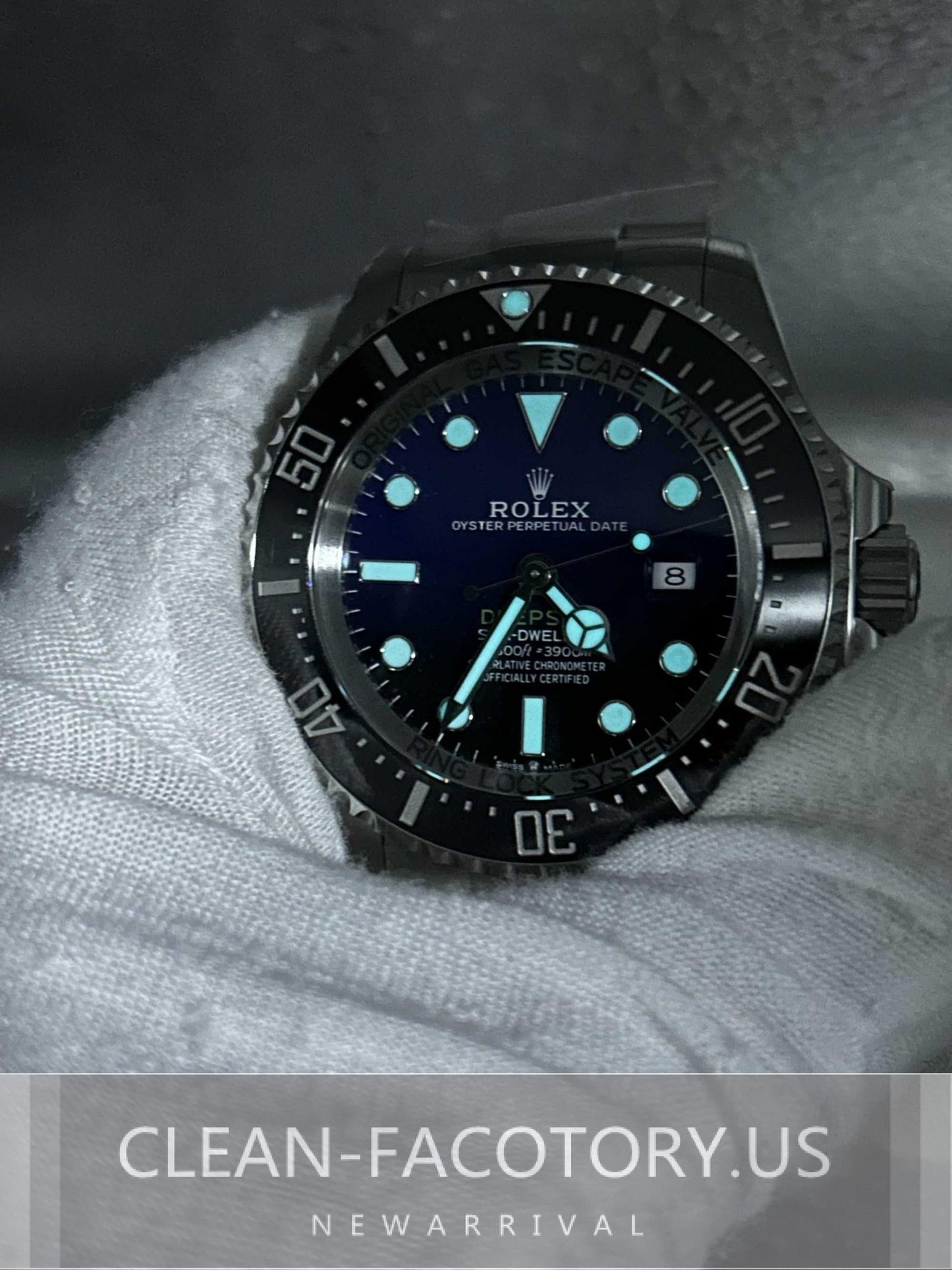 Sea-Dweller Deepsea 126660 D-Blue Ceramic Bezel 44mm Clean Factory