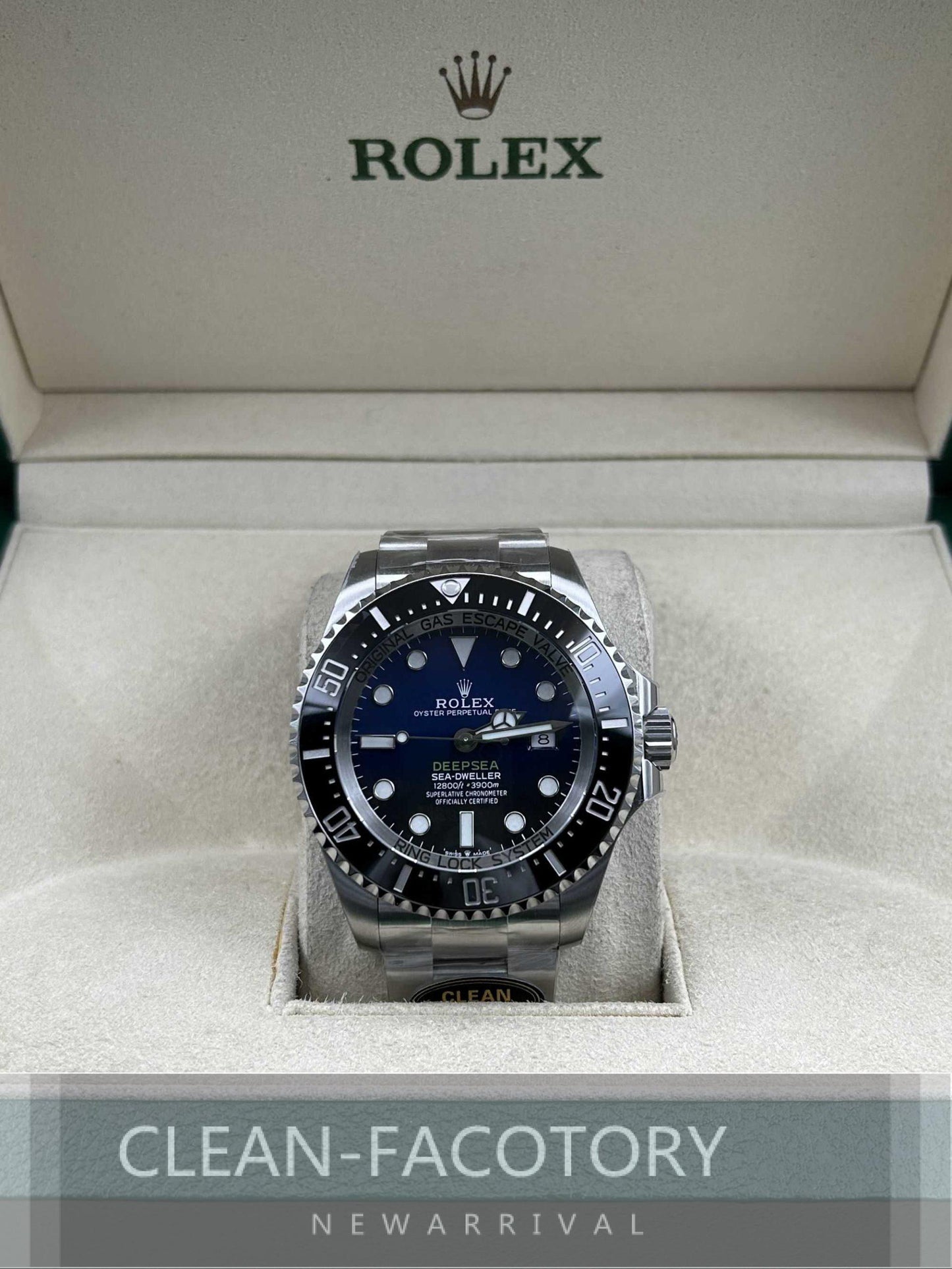 Sea-Dweller Deepsea 126660 D-Blue Ceramic Bezel 44mm Clean Factory