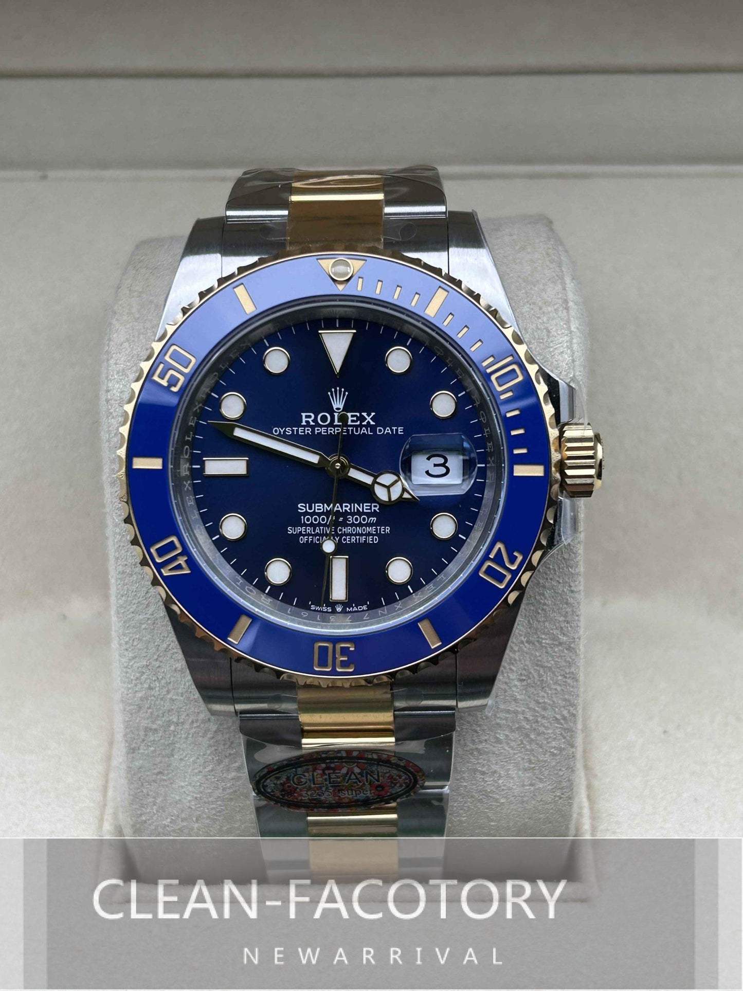 Submariner "Two-Tone" 126613LB Ceramic Bezel 41mm Clean Factory