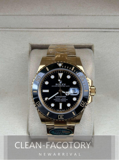 Submariner "Yellow Gold" 116618LN Ceramic Bezel 40mm Clean Factory