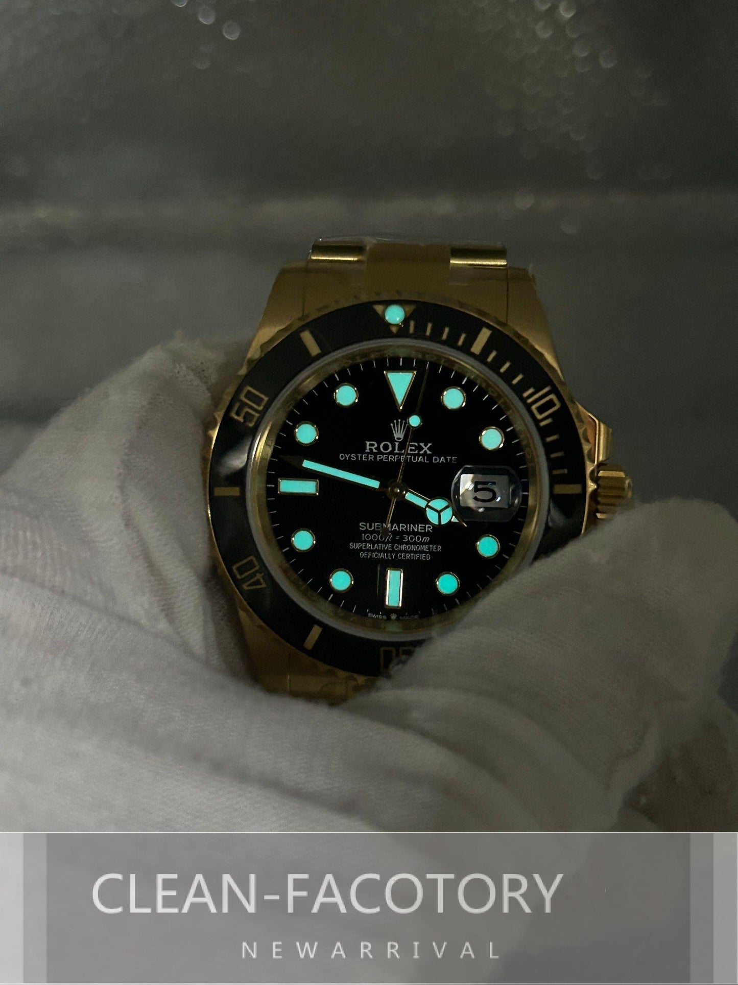 Submariner "Yellow Gold" 126618LN Black Dial Ceramic Bezel 41mm Clean Factory