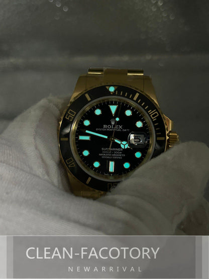 Submariner "Yellow Gold" 126618LN Black Dial Ceramic Bezel 41mm Clean Factory