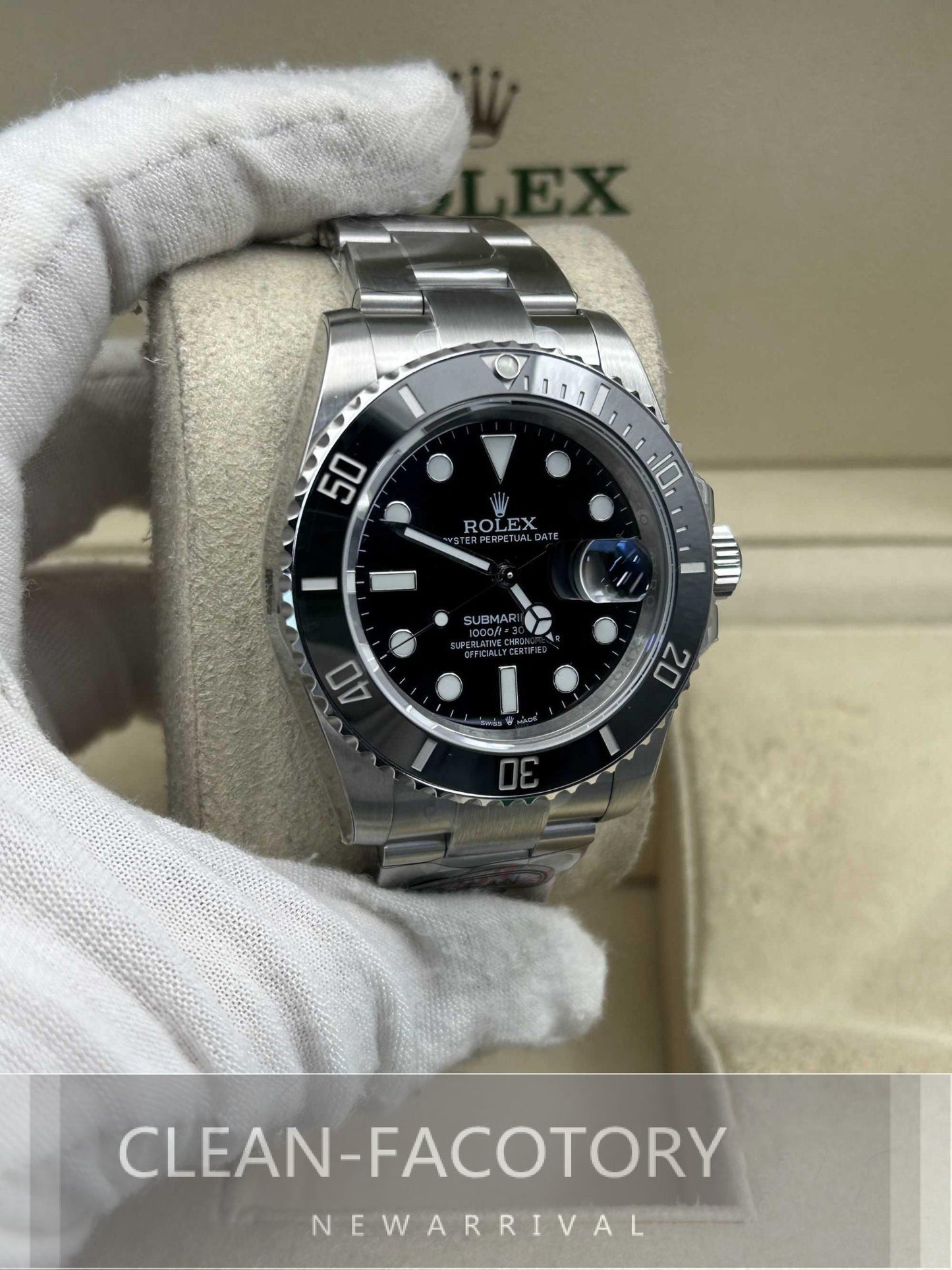 Submariner “Black” 126610LN Ceramic Bezel 41mm Clean Factory
