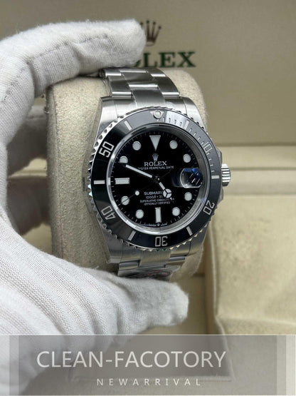 Submariner “Black” 126610LN Ceramic Bezel 41mm Clean Factory