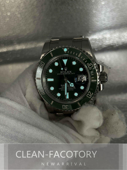 Submariner "Hulk" 116610LV Ceramic Bezel 41mm Clean Factory