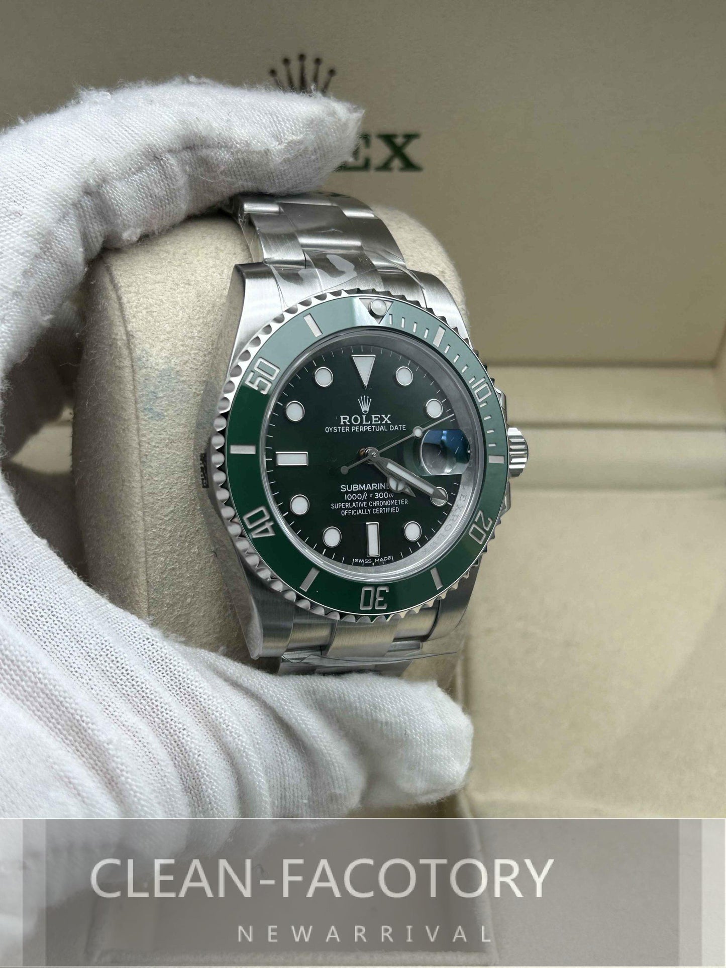 Submariner "Hulk" 116610LV Ceramic Bezel 41mm Clean Factory