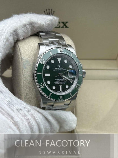 Submariner "Hulk" 116610LV Ceramic Bezel 41mm Clean Factory