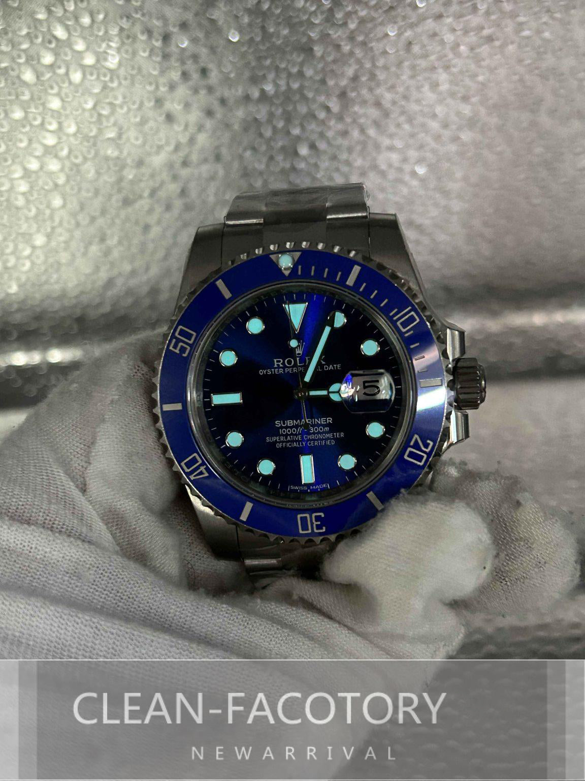 Submariner “Smurf” 116619LB Ceramic Bezel 40mm Clean Factory