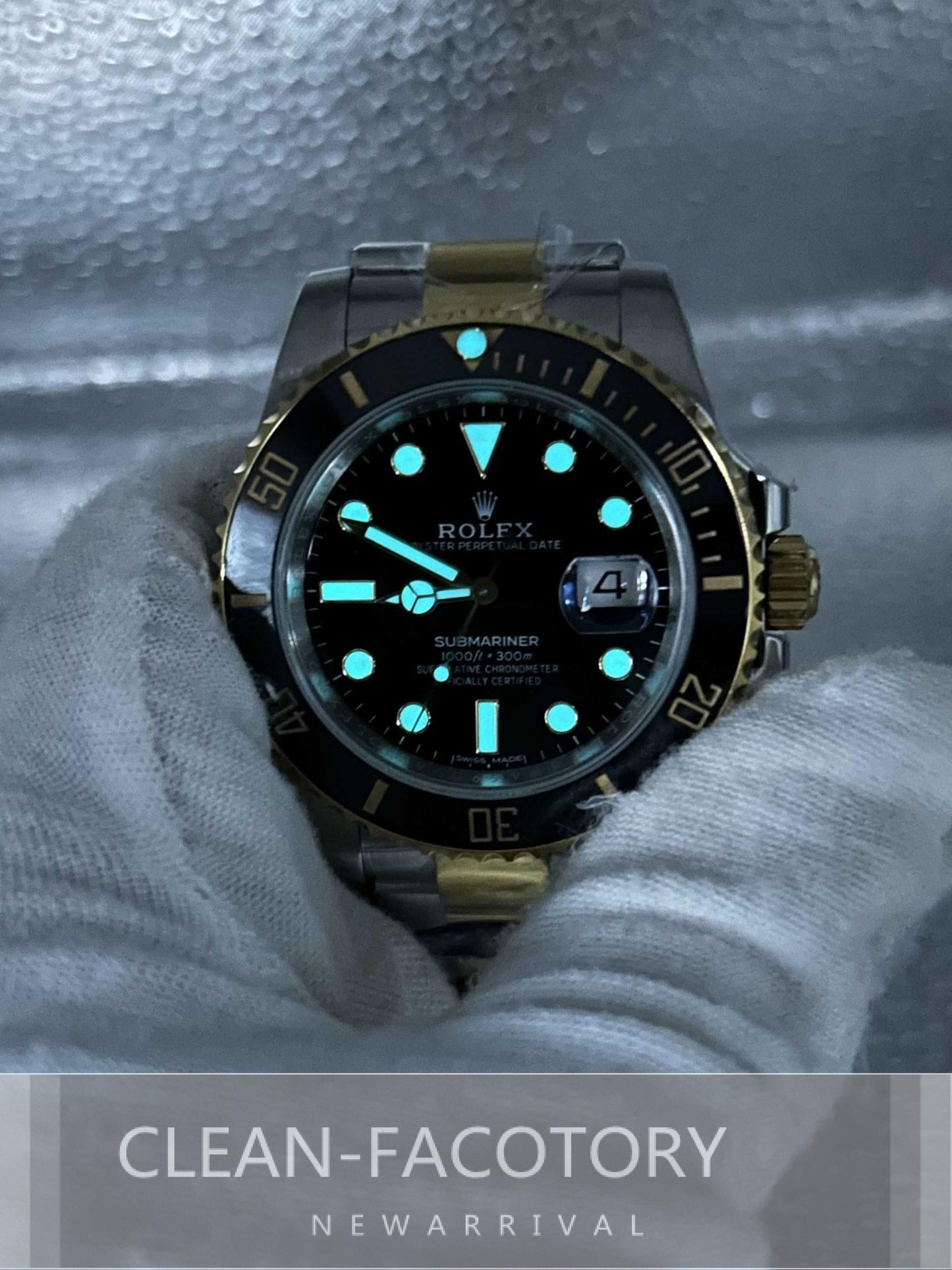 Submariner "Two-Tone" 126613LN Ceramic Bezel 41mm Clean Factory