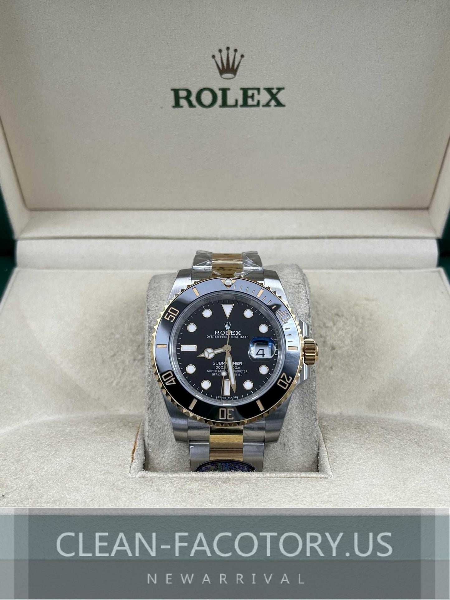 Submariner "Two-Tone" 126613LN Ceramic Bezel 41mm Clean Factory
