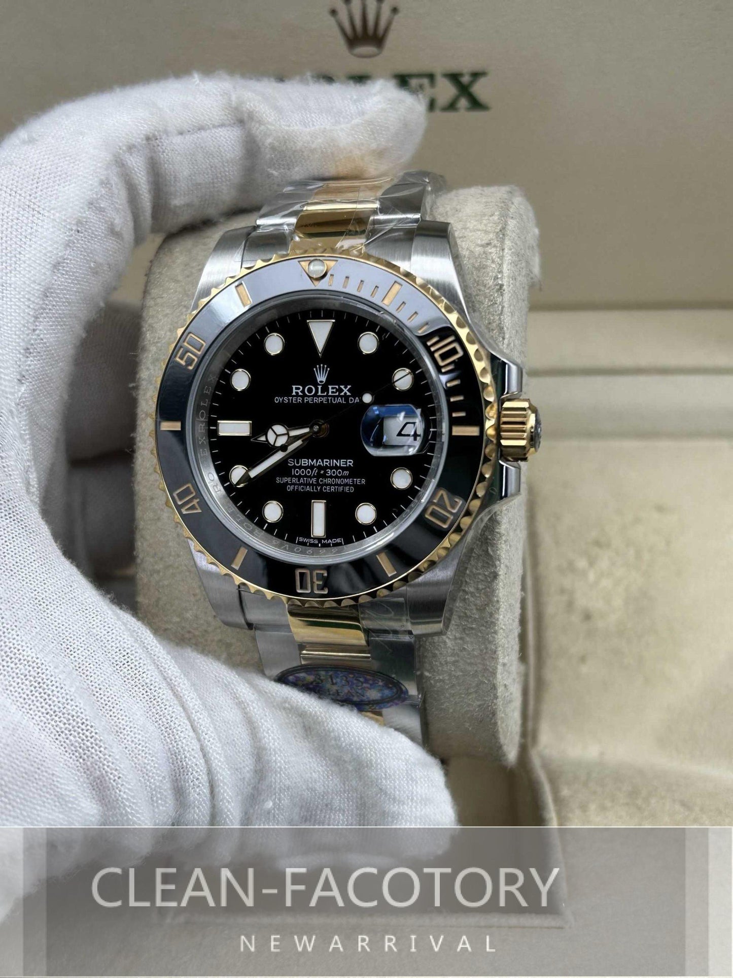 Submariner "Two-Tone" 126613LN Ceramic Bezel 41mm Clean Factory