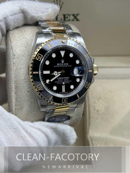Submariner "Two-Tone" 126613LN Ceramic Bezel 41mm Clean Factory