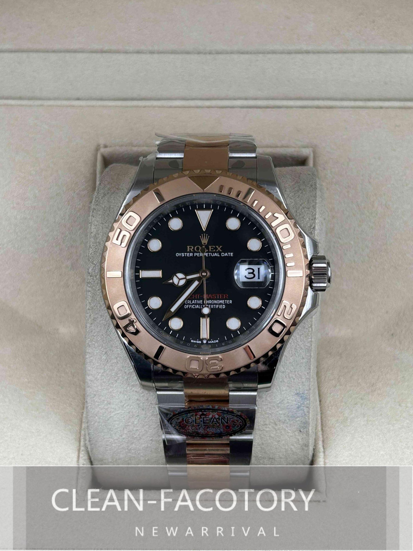 Yacht-Master 126621 40mm Black Dial Clean Factory
