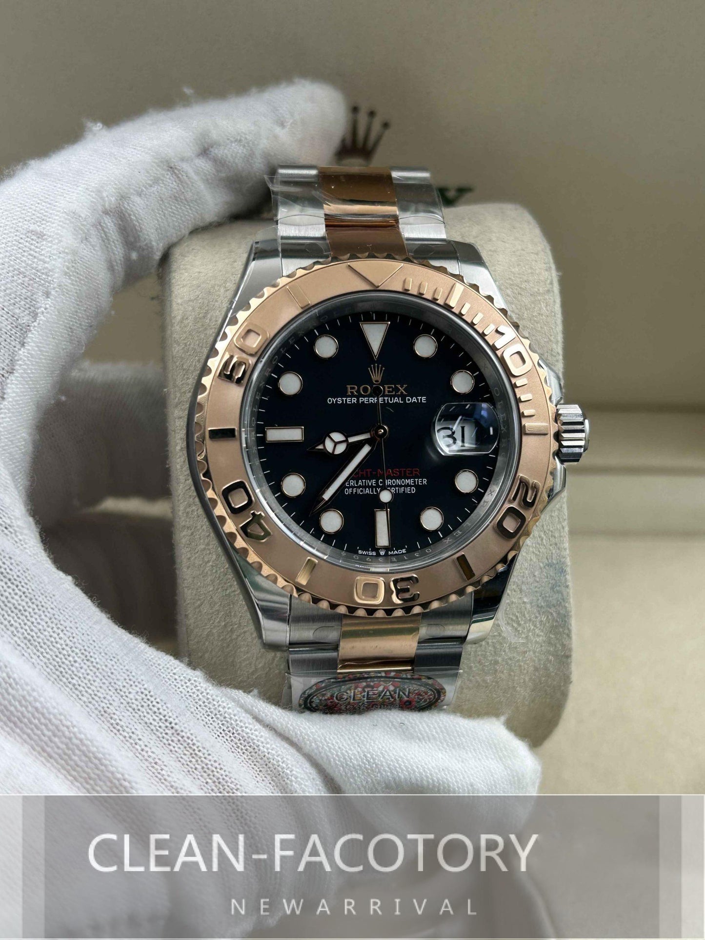 Yacht-Master 126621 40mm Black Dial Clean Factory