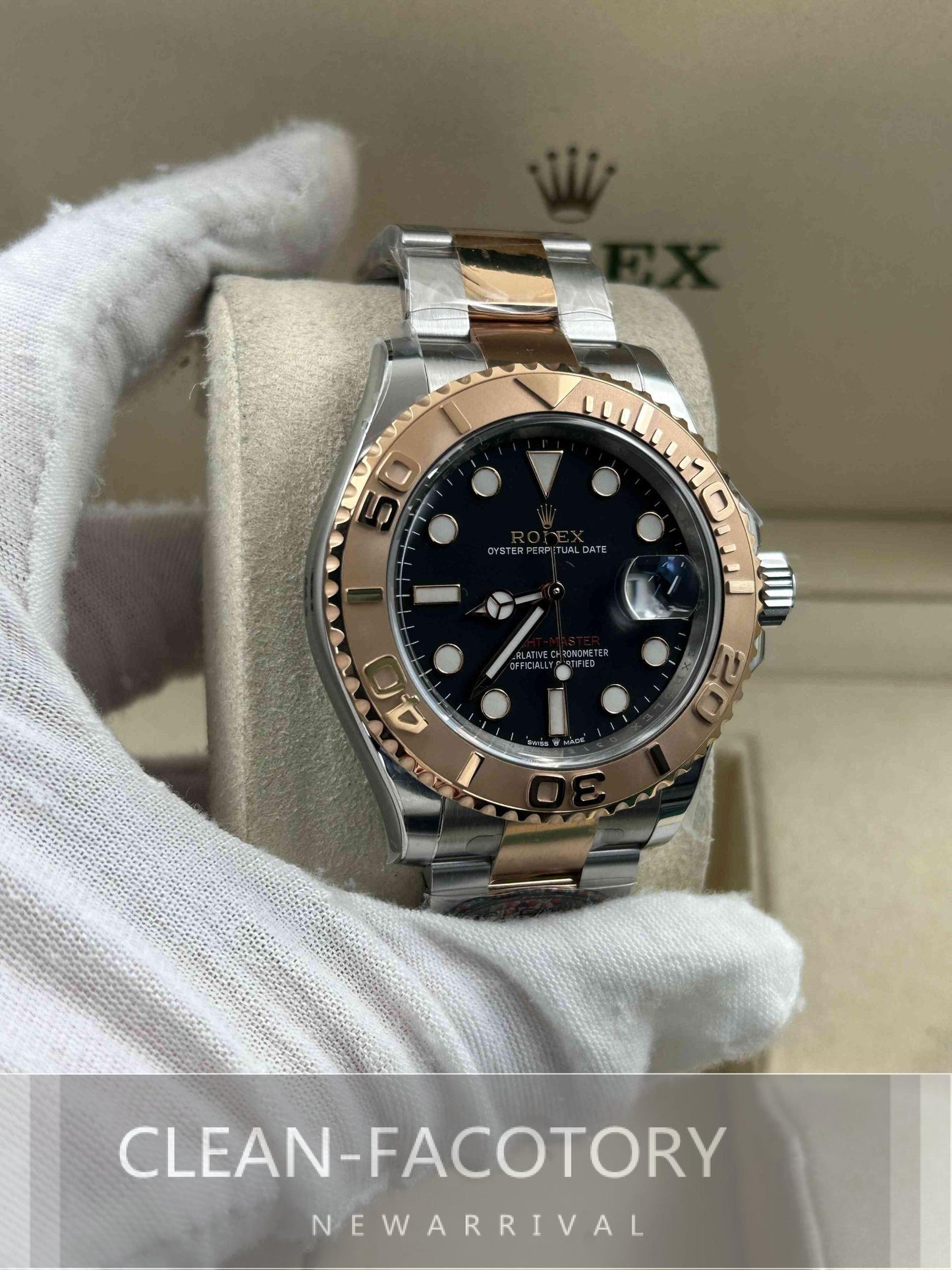 Yacht-Master 126621 40mm Black Dial Clean Factory