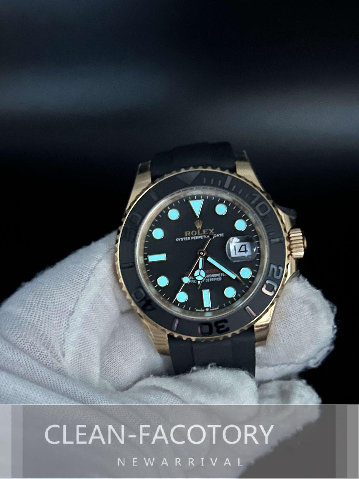 Yacht-Master 126655 40mm Rose Gold Clean Factory