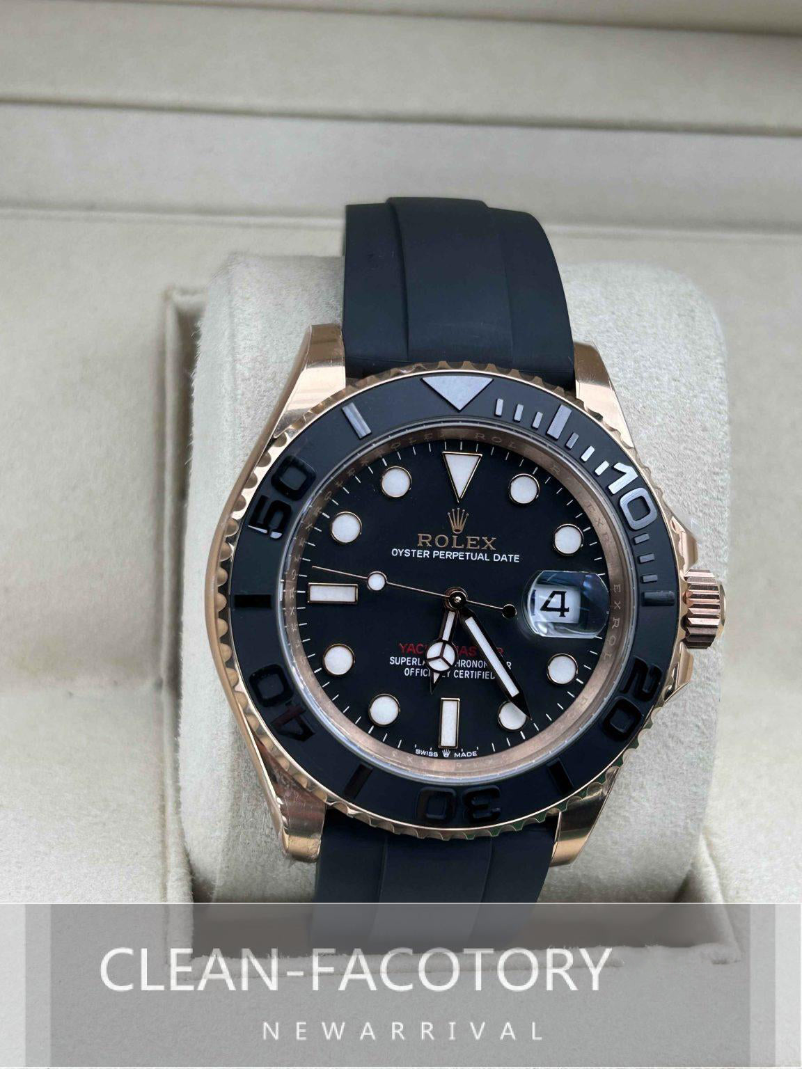 Yacht-Master 126655 40mm Rose Gold Clean Factory