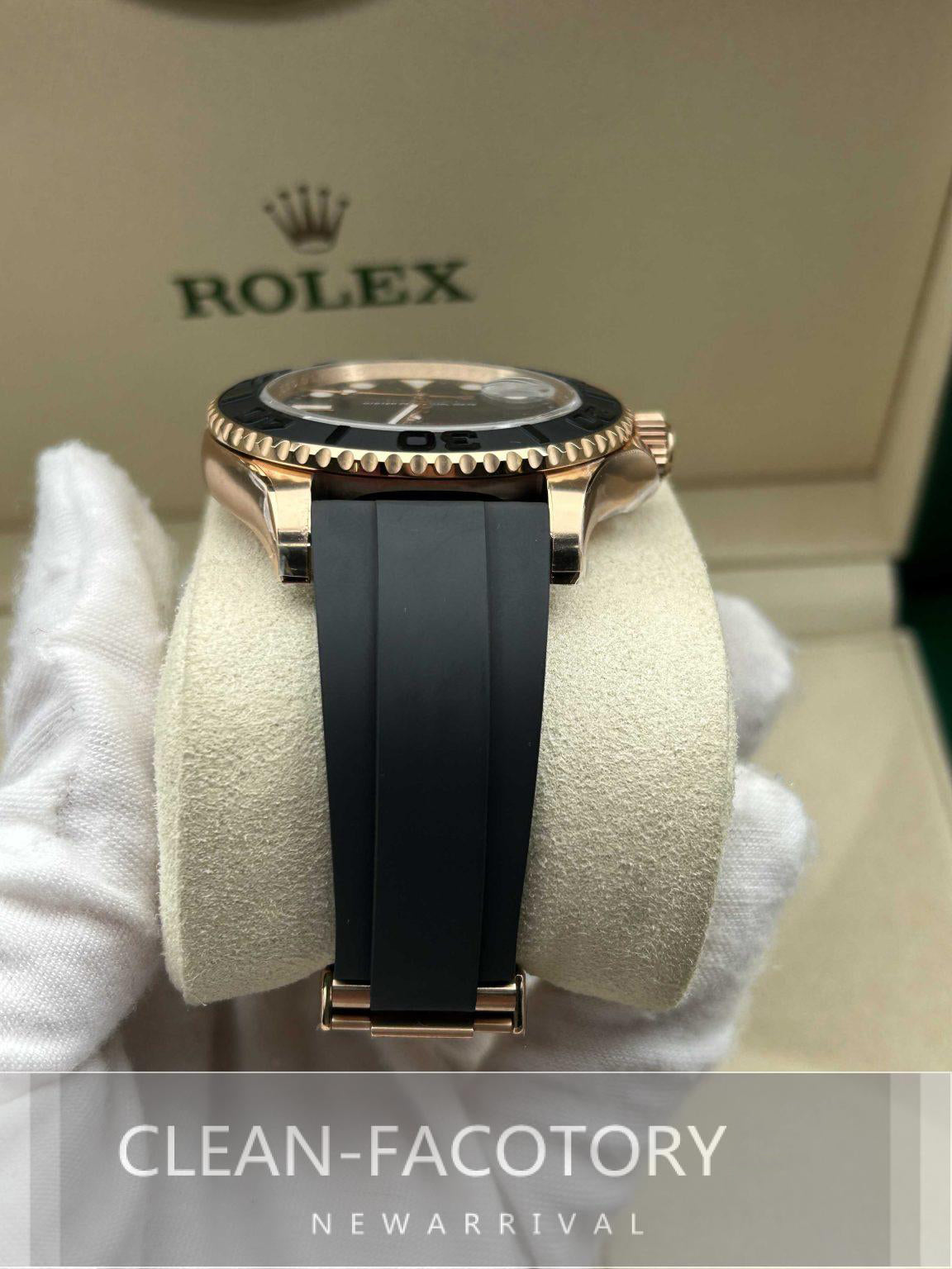 Yacht-Master 126655 40mm Rose Gold Clean Factory