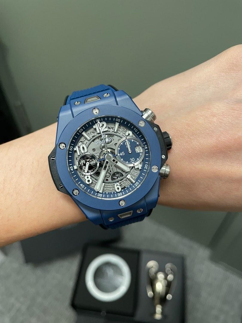 Hublot Big Bang Unico UEFA Champions League Blue Ceramic 414.EX.5123.RX 42mm