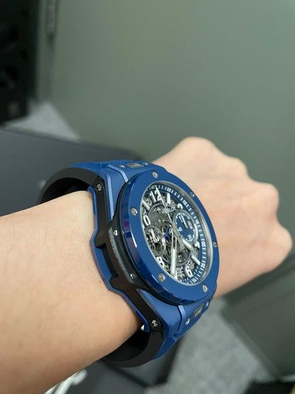 Hublot Big Bang Unico UEFA Champions League Blue Ceramic 414.EX.5123.RX 42mm