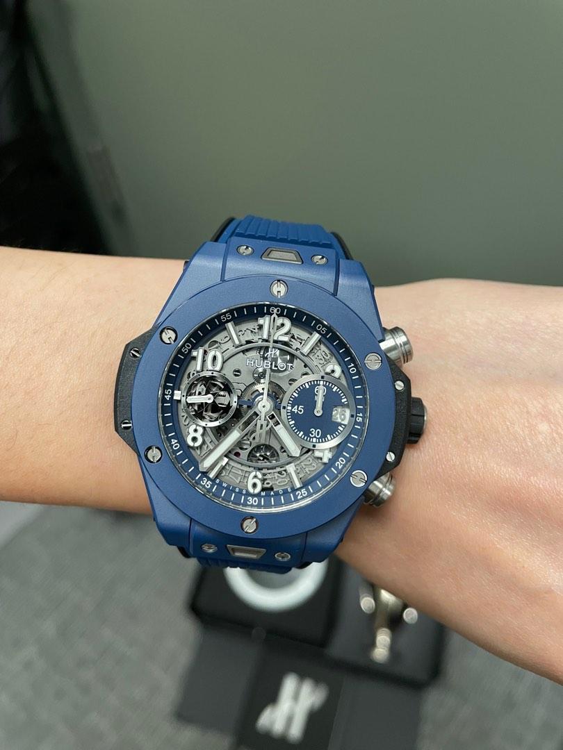 Hublot Big Bang Unico UEFA Champions League Blue Ceramic 414.EX.5123.RX 42mm